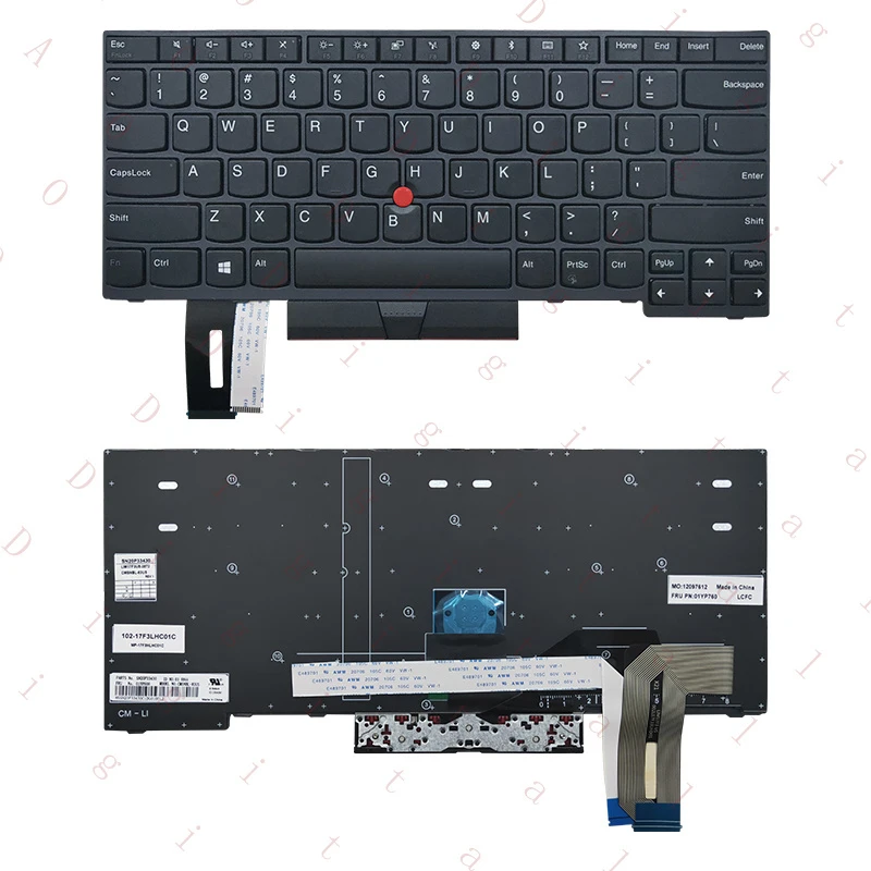 

A is suitable for Lenovo T480S E480 E485 E490 E495 L380 L390 L490 T495 T490 L490 R480 R490 T14 P14S Gen1 Gen2 keyboards