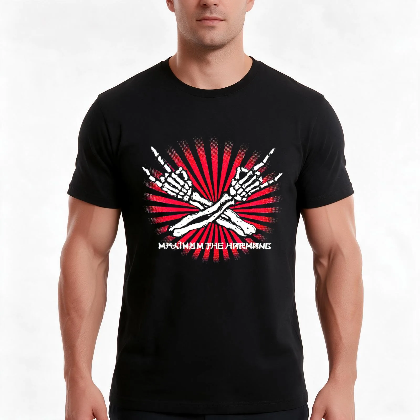 Maximum The Hormone, Heavy Metal Band, Rock Music T-Shirt, Novelty Saying Tshirt, Soft Cotton Crew Neck Everyday Top