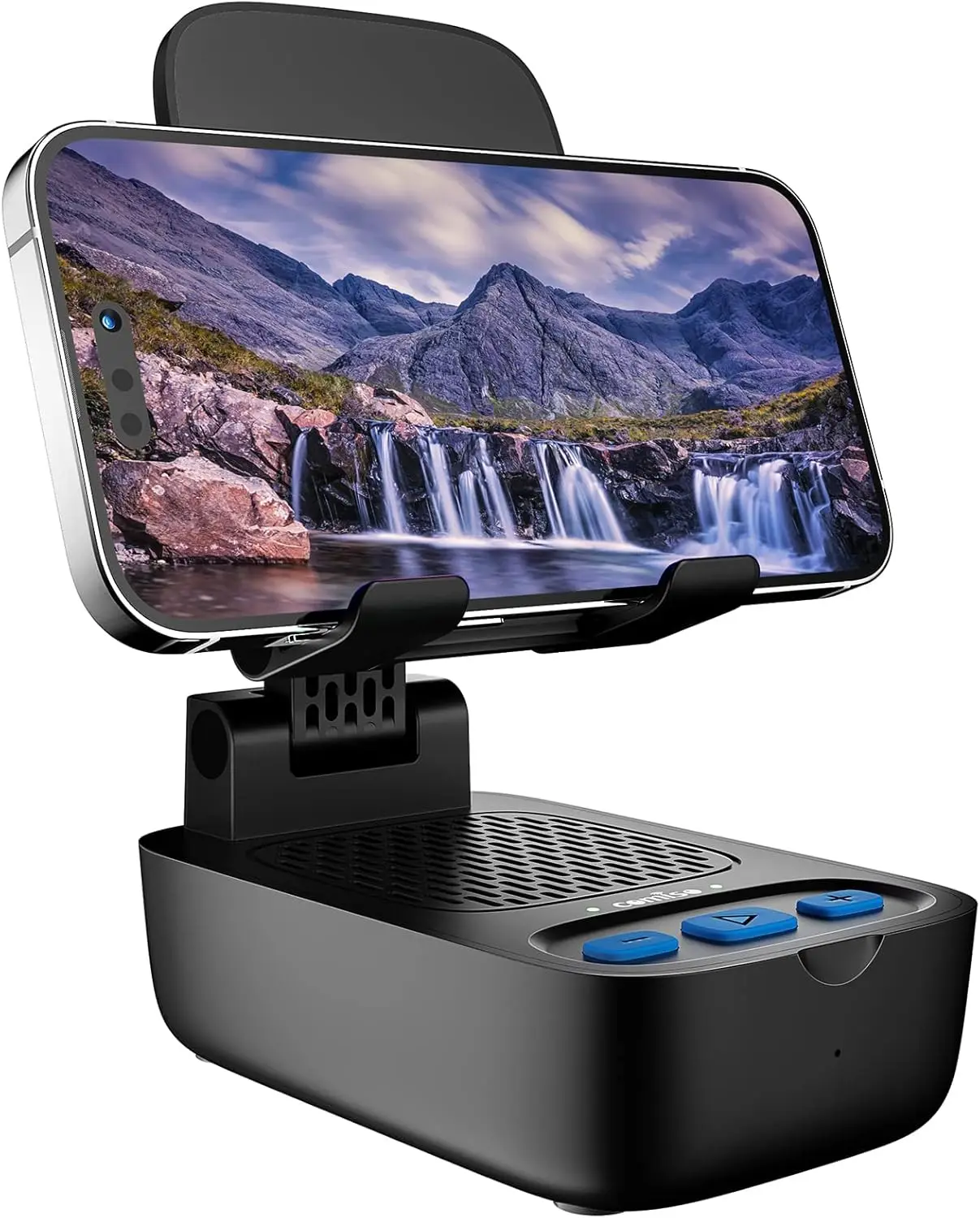 

Phone Stand with Wireless Bluetooth Speaker, HD Stereo Sound for Home & Outdoors, Gifts for Men Women