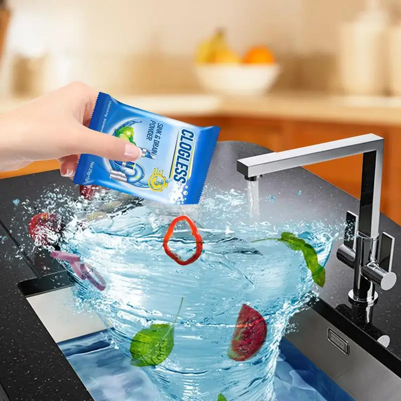 1pc Household drain cleaner deodorant kitchen toilet bathtub sewer cleaning powder Pipe dredging cleaning chemicals tools