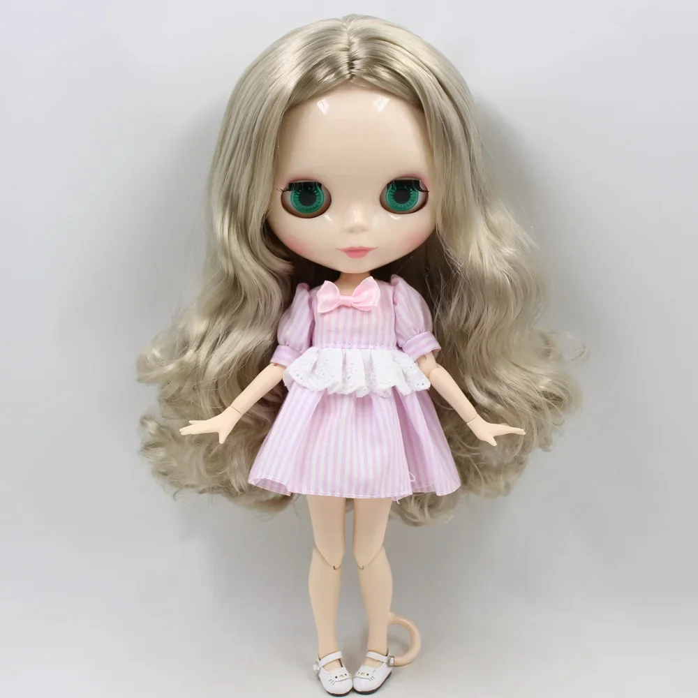 ICY DBS Blyth Doll No.BL8800 Silver Hair White Skin Joint Body Neo 1/6 BJD Ob24 Anime Girl