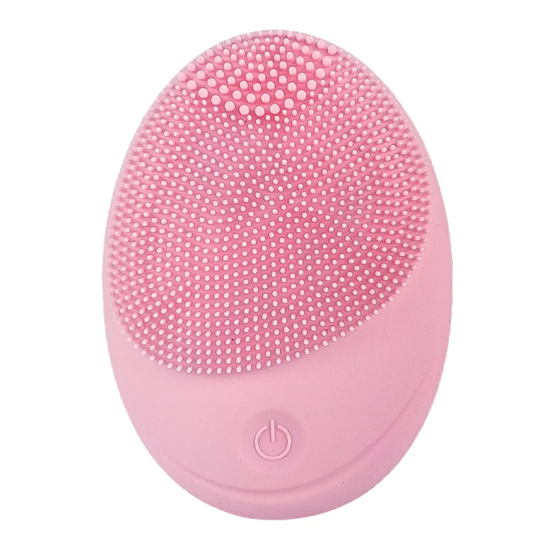 1 Box Electric Silicone Facial Cleanser Beauty Facial Brush Soft Hair Massager Ultrasonic Cleaner High Frequency Vibration