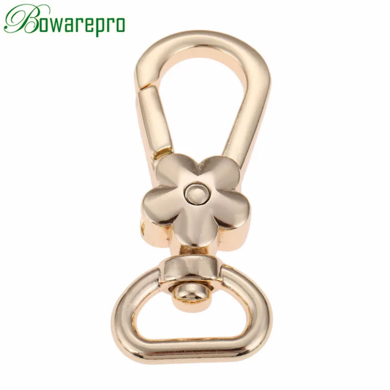 Bag DIY Accessories Handbag Clasps Handle Flower Lobster Metal Clasps Swivel Trigger Clips Snap Hooks Buckles Key Rings Keychain