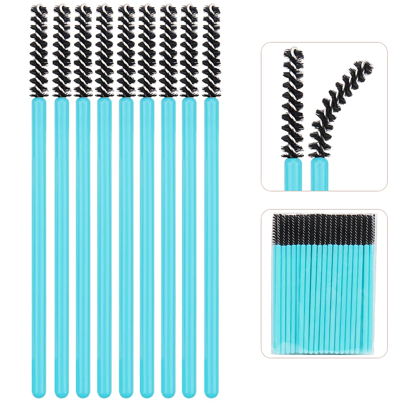 50 stücke Einweg Make-Up Pinsel Wimpern Microbrush Mascara Wands Kosmetik Applikator Augenbraue Micro Pinsel Lash Verlängerung Liefert