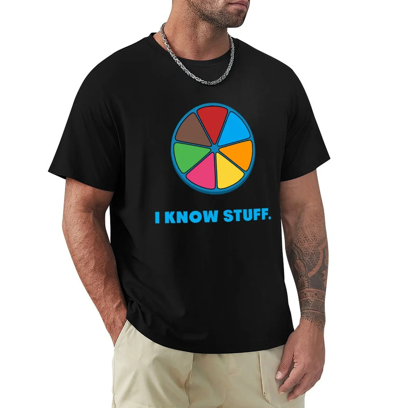 Trivial Pursuit I Know Stuff T-Shirt Big Size Short Sleeve Casual Top