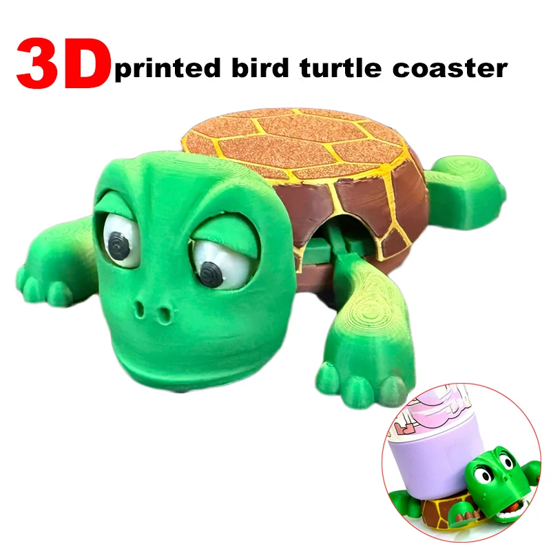 

New Fun Coaster Turtle Cup Pad Tea Coffee Mug Drinks Holder Tableware Decorative 3D Printed Ornament Home Decor ﻿