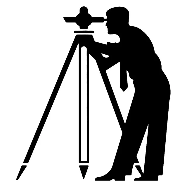 

Car Stickers Vinyl Decal Engineer Surveying Motorcycle Decorative Accessories Creative