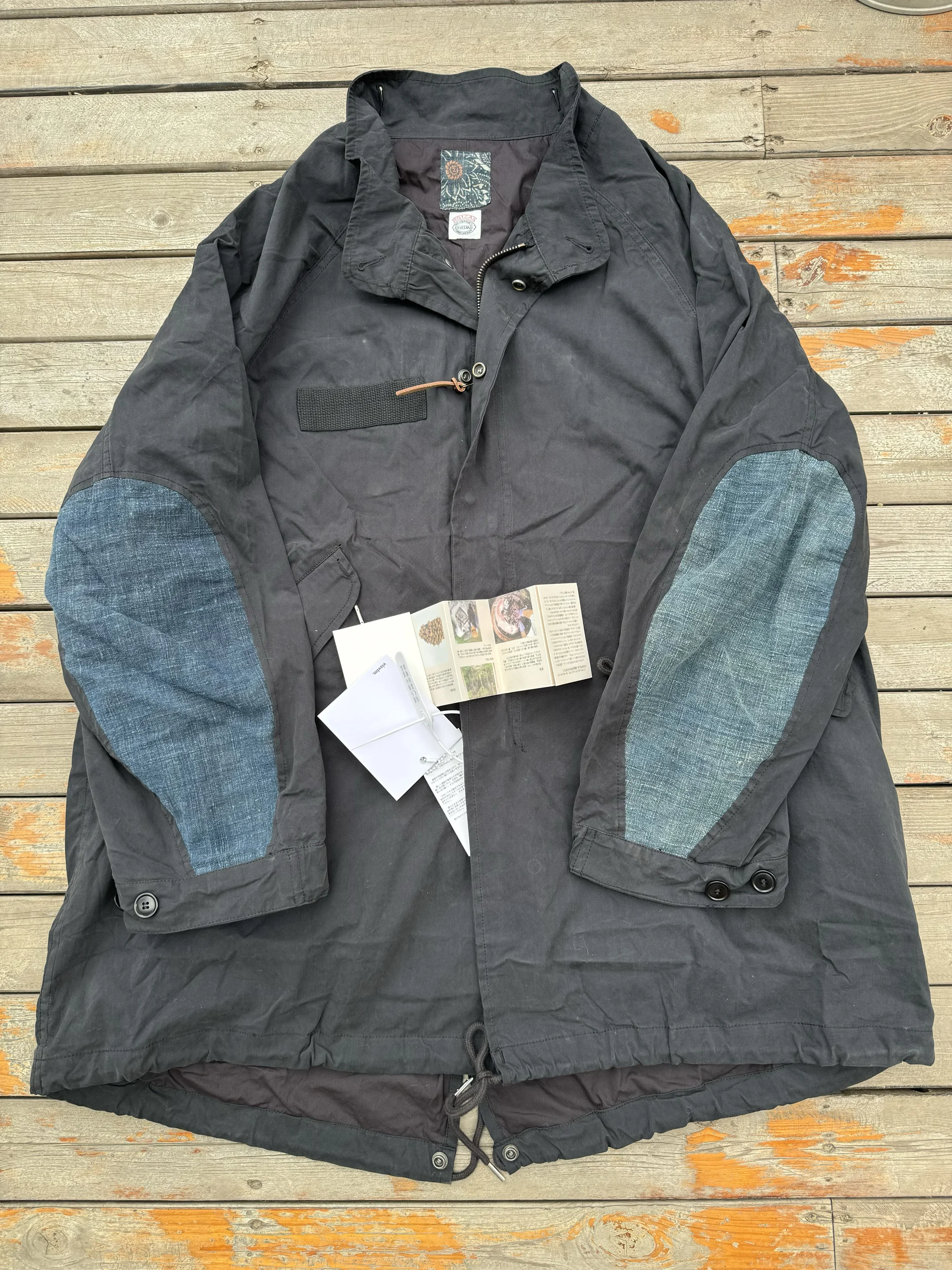 VISVIM KOFU ICT M65 FISHTAIL PARKA Gubu water drop mud dyed trench