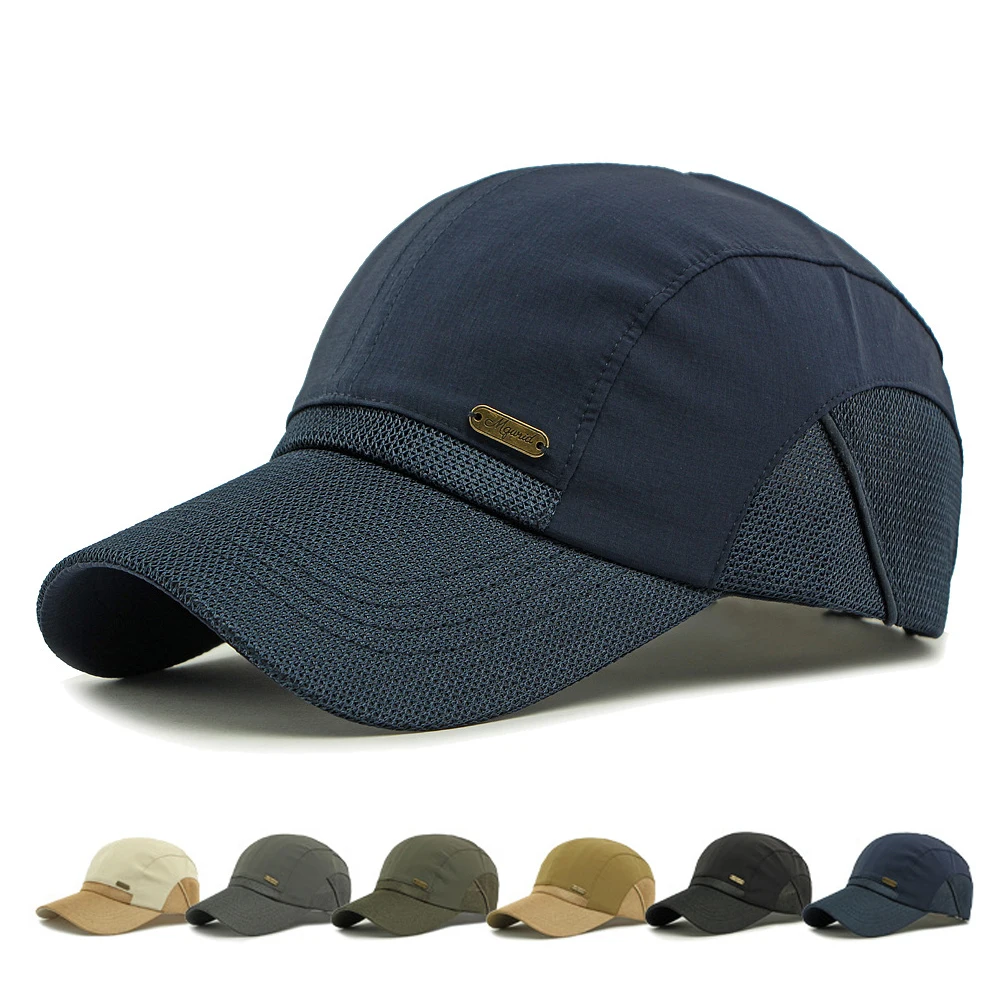 

Summer Baseball Cap Men Women Breathable Snapback Casual Visor Spring Outdoor Sports Quick Dry Sunshade Cap Trucker Hat