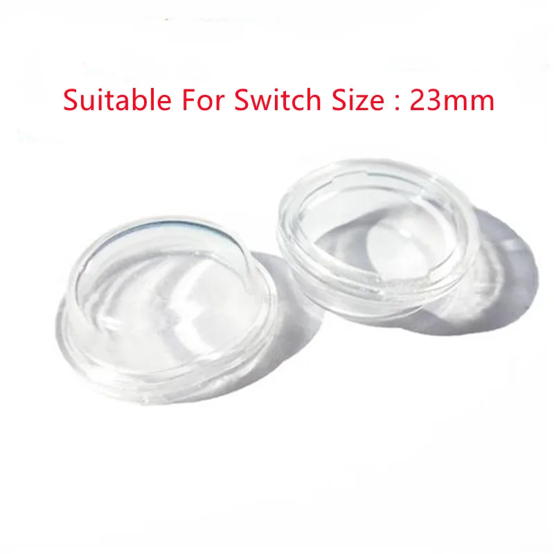 10pcs Rocker switch Transparent dust Cover 21x15/31x26/31x13mm Mini Push Button Switch Waterproof Cap diameter 23mm