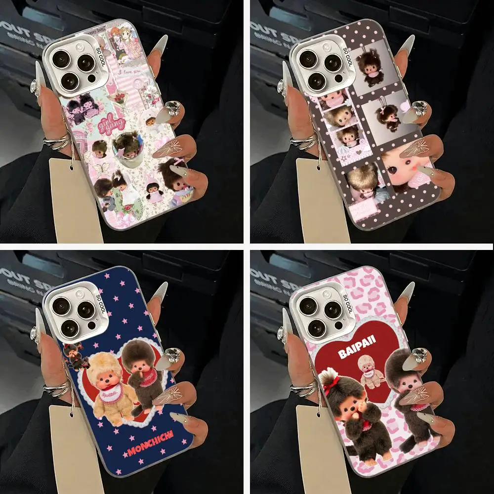

Cute M-monch-hichis Phone Case For IPhone 17 Air 16 15 14 13 12 11 Pro Max White Sliver Hard Cover