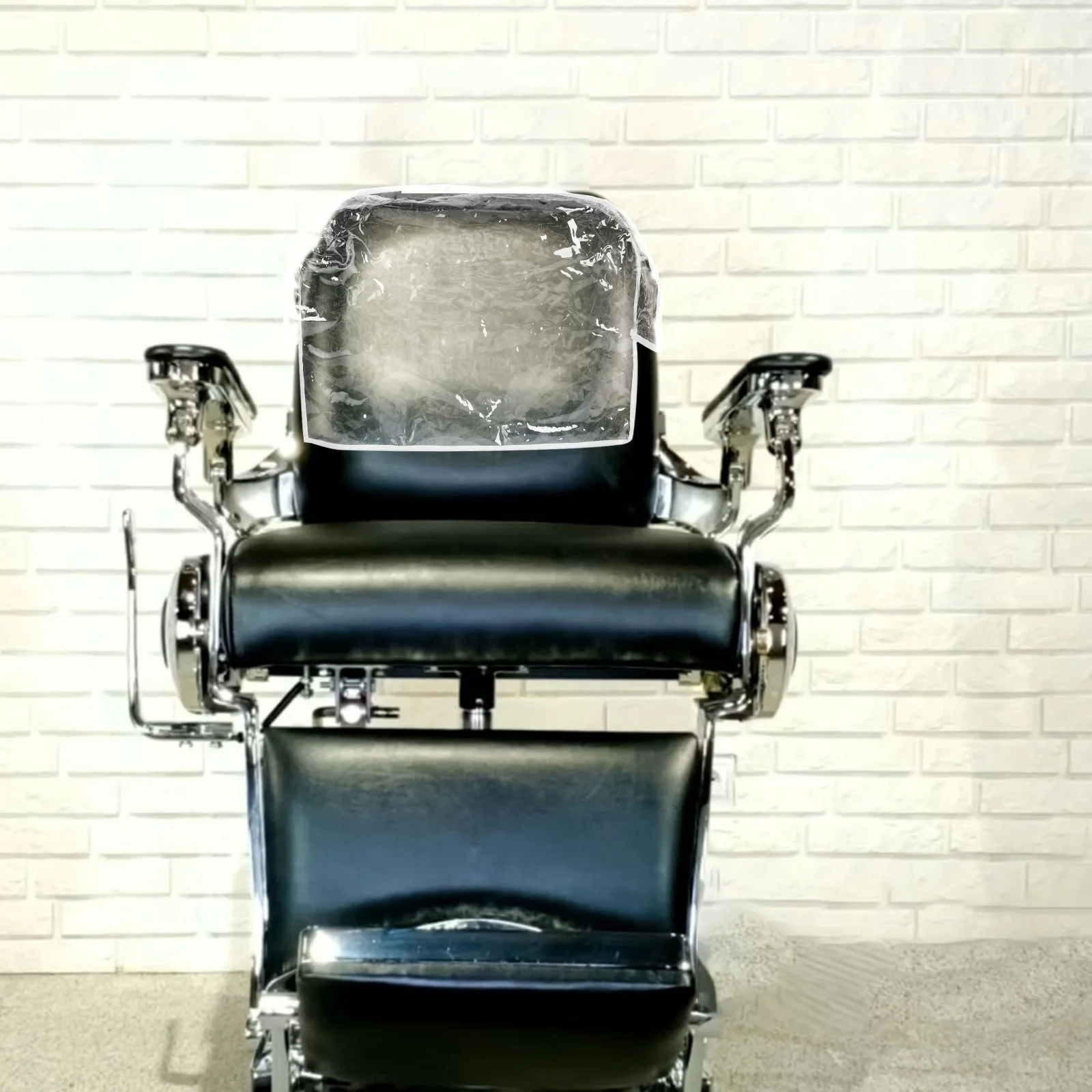 

Salon Chair Cover Waterproof Clear Plastic Back Protector Detachable 51x40x12cm Hair Salon Backrest Cover Spa Use