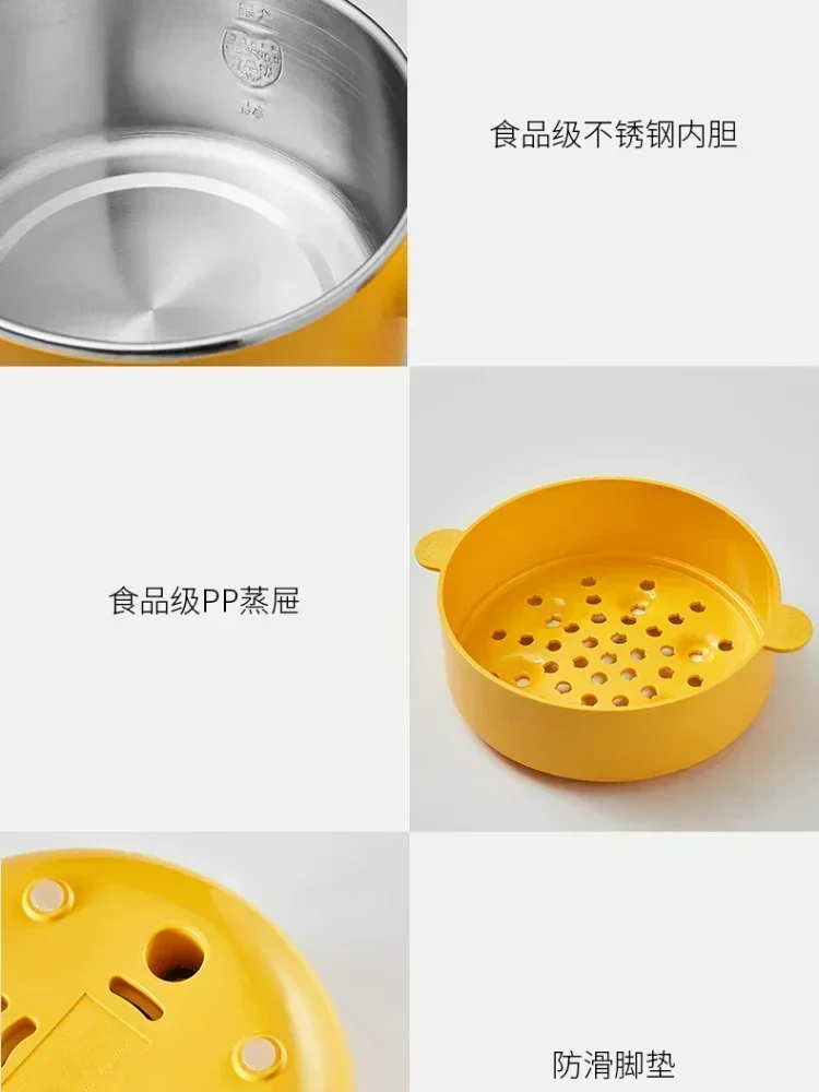 Electric Cooker Small Electric Cooker Dormitory Gods Multifunctional Home Electric Steam Cooking Noodles One Hot Pot220V