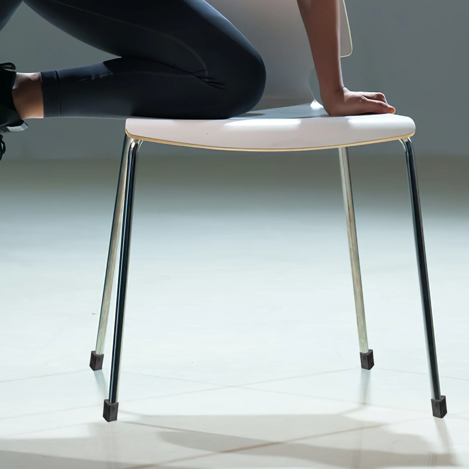 

24Pcs Chair Leg Floor Protectors U-Shaped Tube Sleeve Pads Furniture Leg Covers Non-Slip Hardwood Floor Protectors Reusable