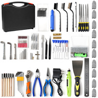 244pcs Engraving Tool Kit Multi-Functional Electric Corded Micro Engraver Etching Pen DIY Rotary Tool for Printer with Scriber