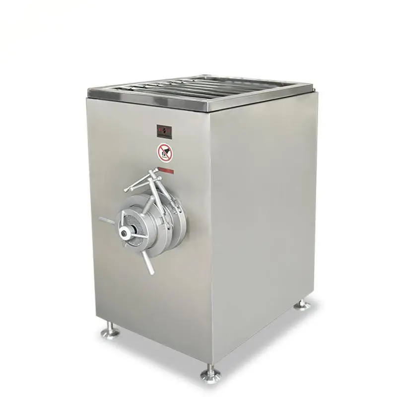 Commercial automatic large stainless steel meat grinder for chicken and duck bone preparation of meatballs