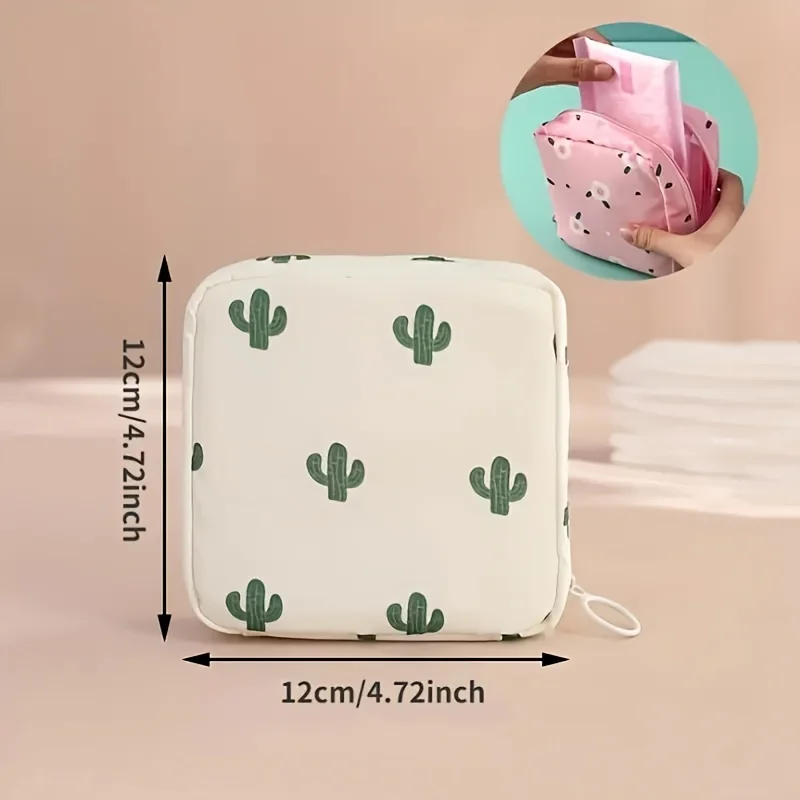 Fashionable and durable multifunctional sanitary napkin storage bag, convenient for travel, cosmetics storage, perfect gift