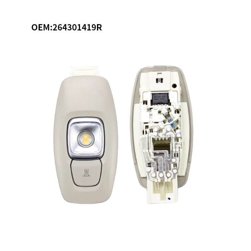 

264301419R Original Interior Roof Map Light Lens Reading Lamp For Renault Kadjar Megane 4 Clio 4 Scenic 4