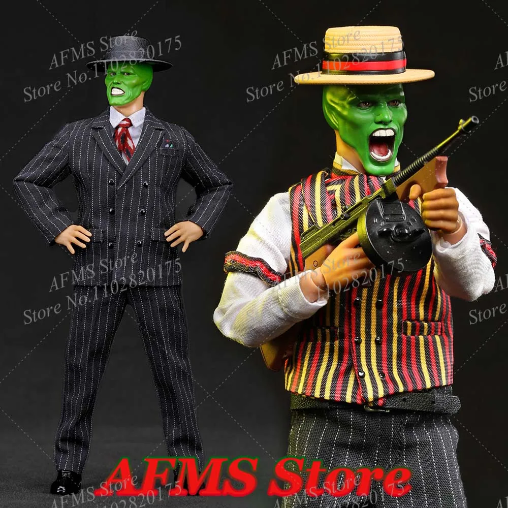 BROTOYS LR009 1/12 Scale Collectible Figure Mask Jim Carrey Magic Comedy Movies Doll 6Inch Male Soldier Action Figure Body