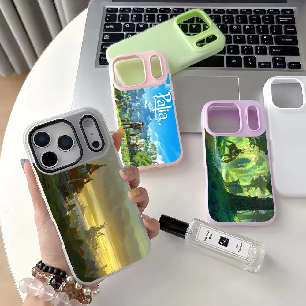 Funda para Teléfono Palia, Funda Protectora de Doble Capa a Prueba de Golpes para iPhone 17 16 15 14 13 12ProMax