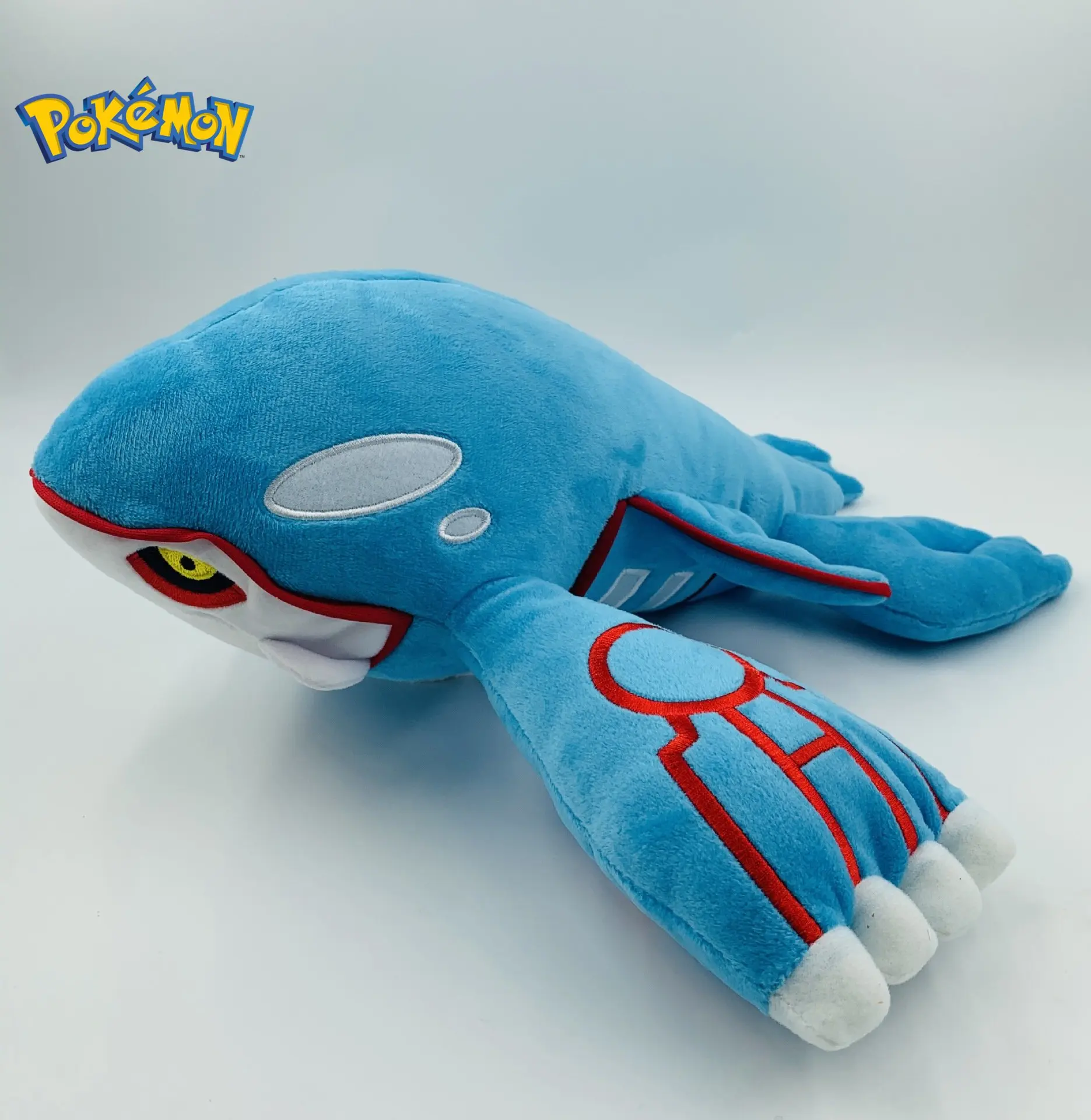 22-48cm Pokemon Kyogre Plush Toys Big Size Cartoon Kyogre Plush Doll Soft Stuffed Anime Elf Pillow Birthday Gift For Children