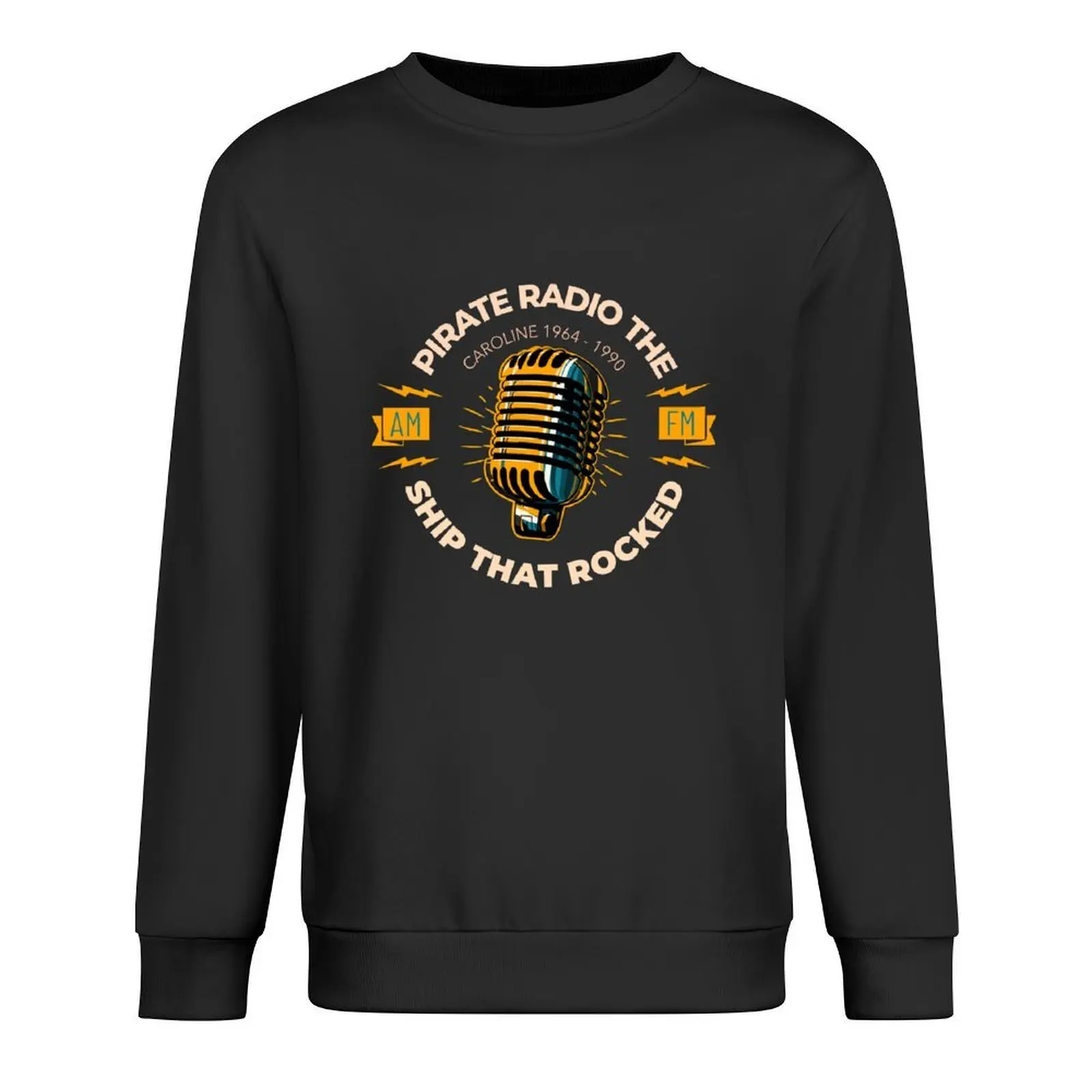 

Radio Caroline Pirate Radio The Ship That Rocked Pullover autumn aesthetic clothing oversize sweatshirt
