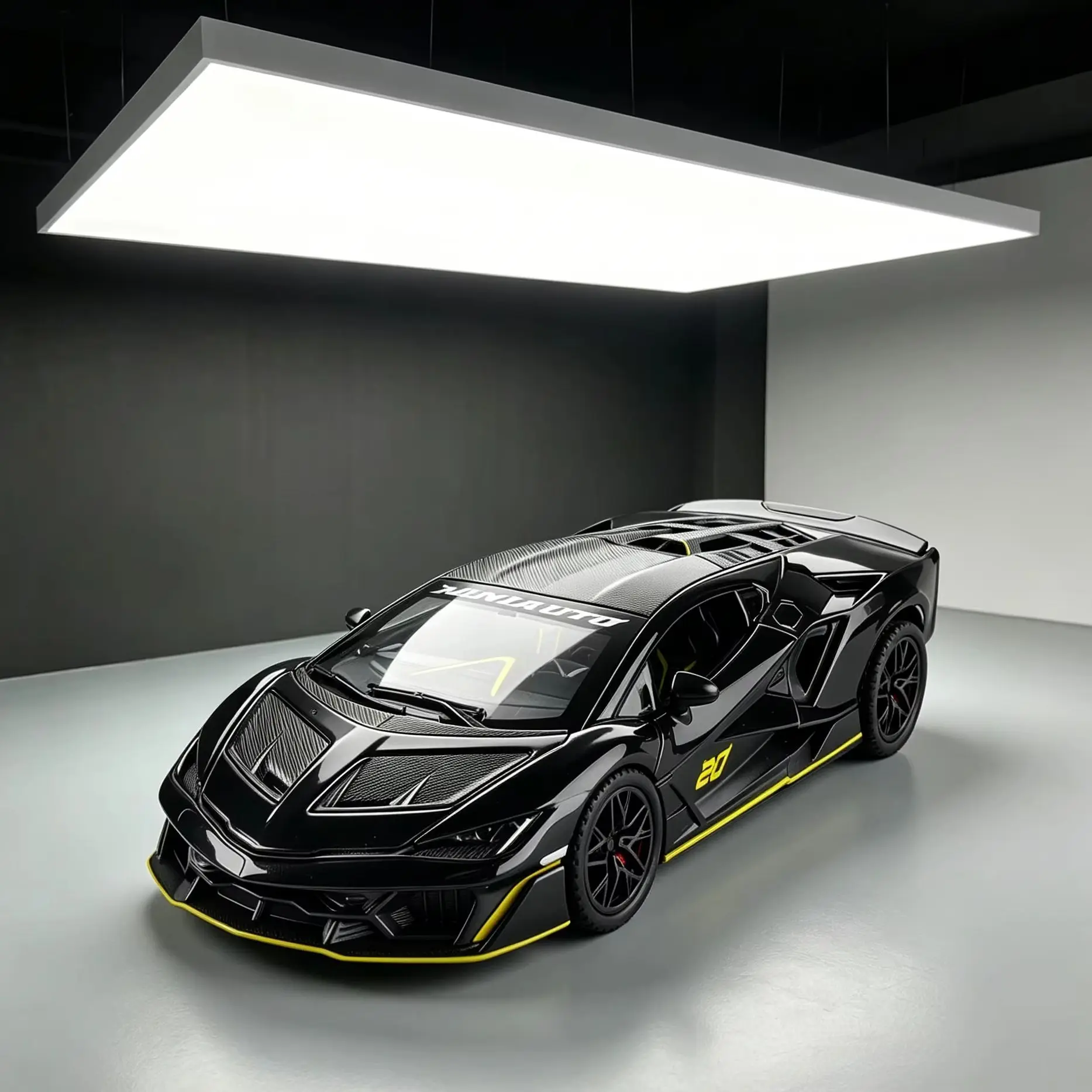 

1:32 Lamborghini Supercar Alloy Diecast Car Model Pull Back Sound Light Vehicle Desktop Ornament
