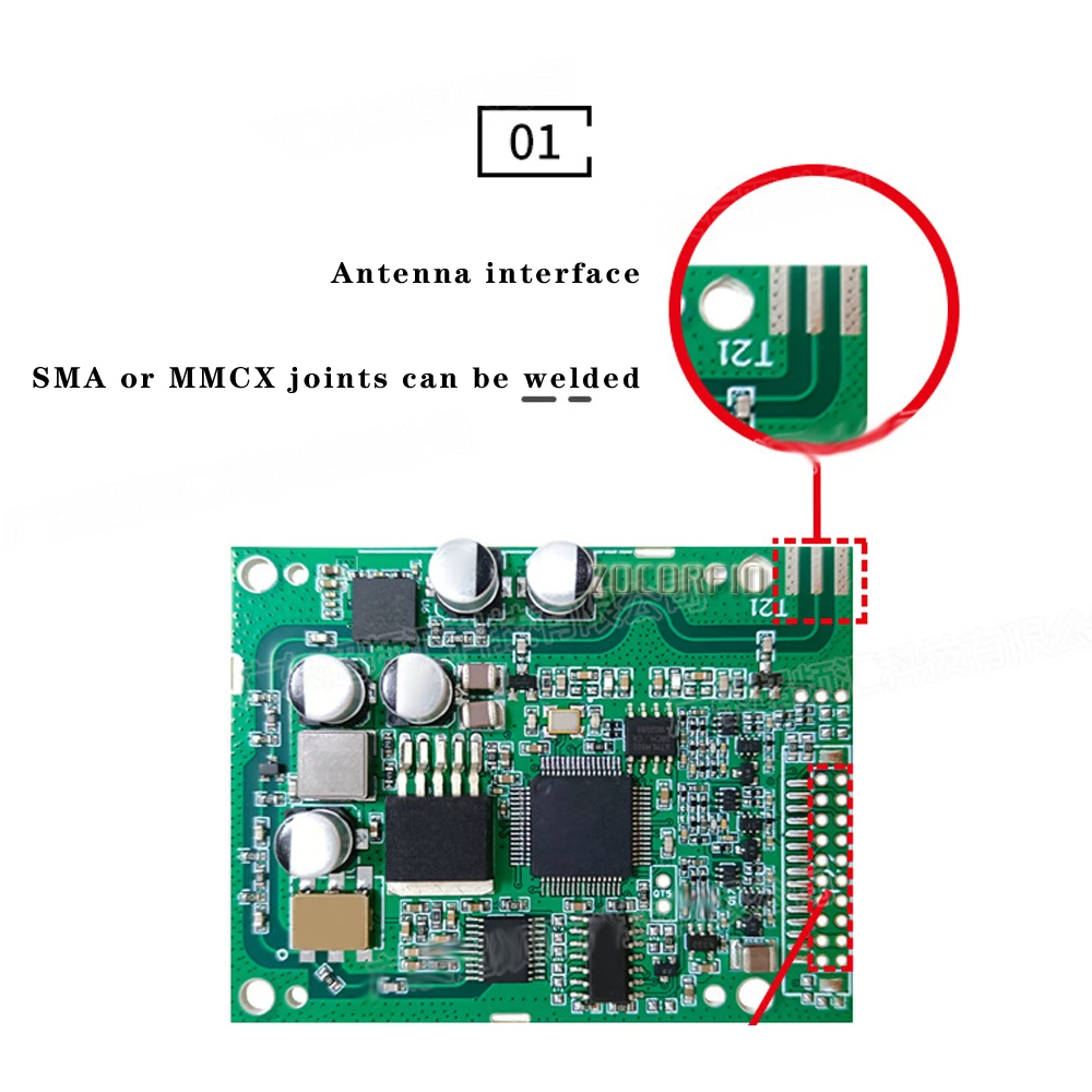 Wholesale 10pcs TTL long range uhf rfid reader module 865-868Mhz 902-928mhz with one antenna port used for timing system