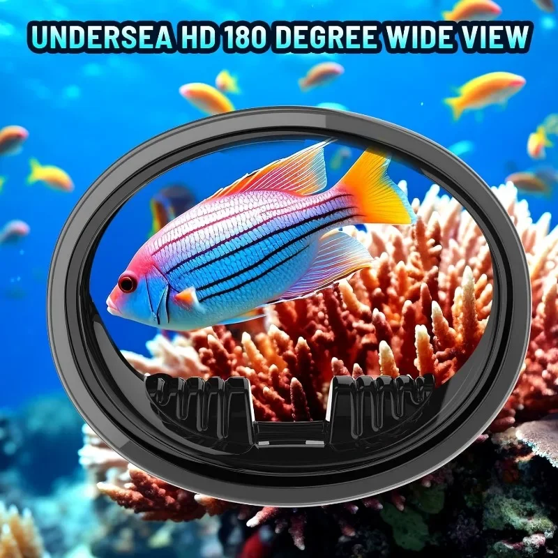 Diving Mask Goggles HD Anti-Fog Spearfishing Mask Freediving Mask Clear Panoramic Goggle with Adjustable Buckle for Free Diving