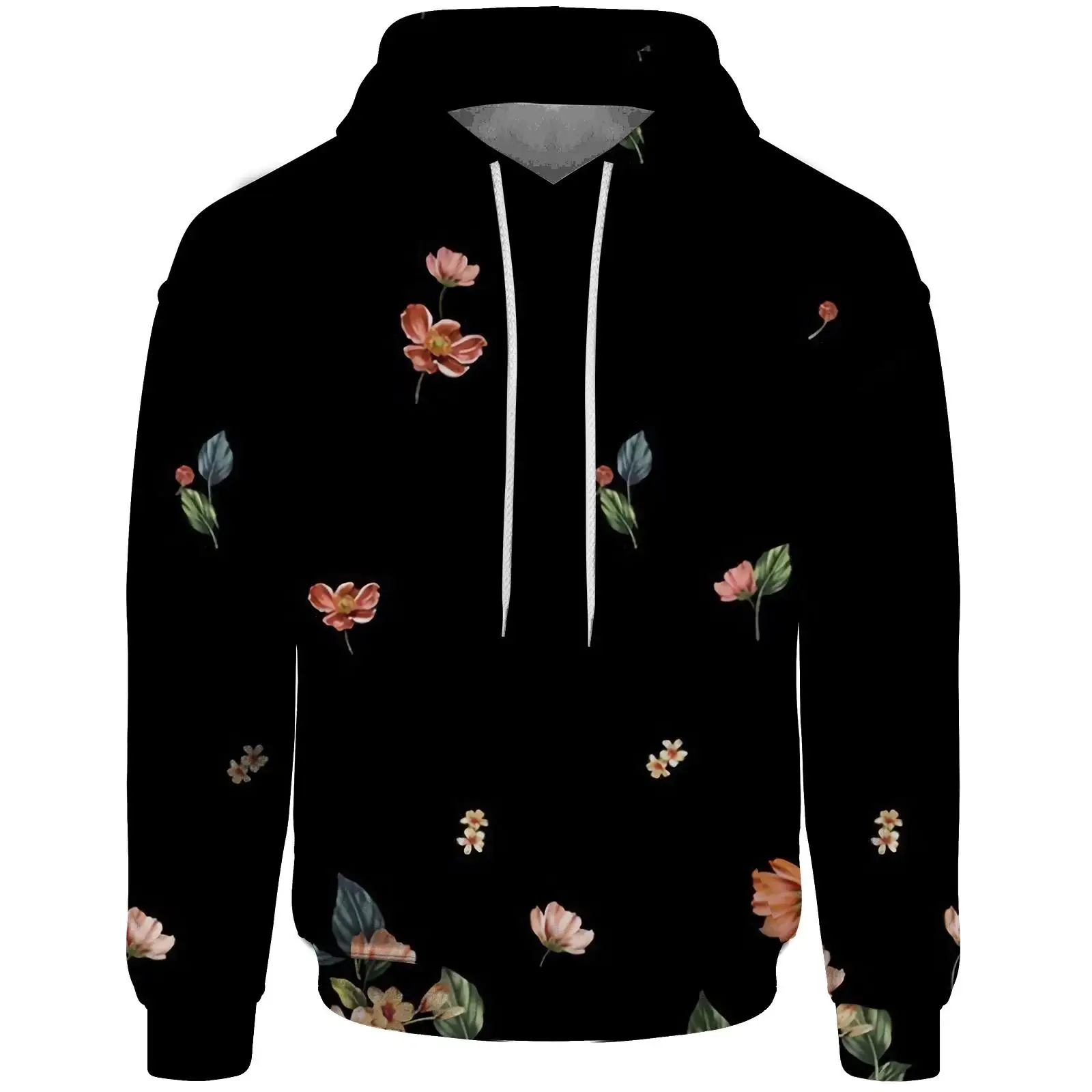 2026 Casual Neue In Hoodies Sweatshirts Neue Herbst Und Winter Sommer Landschaft Blume Drucken Sweatshirt Hoodie Männer Kleidung