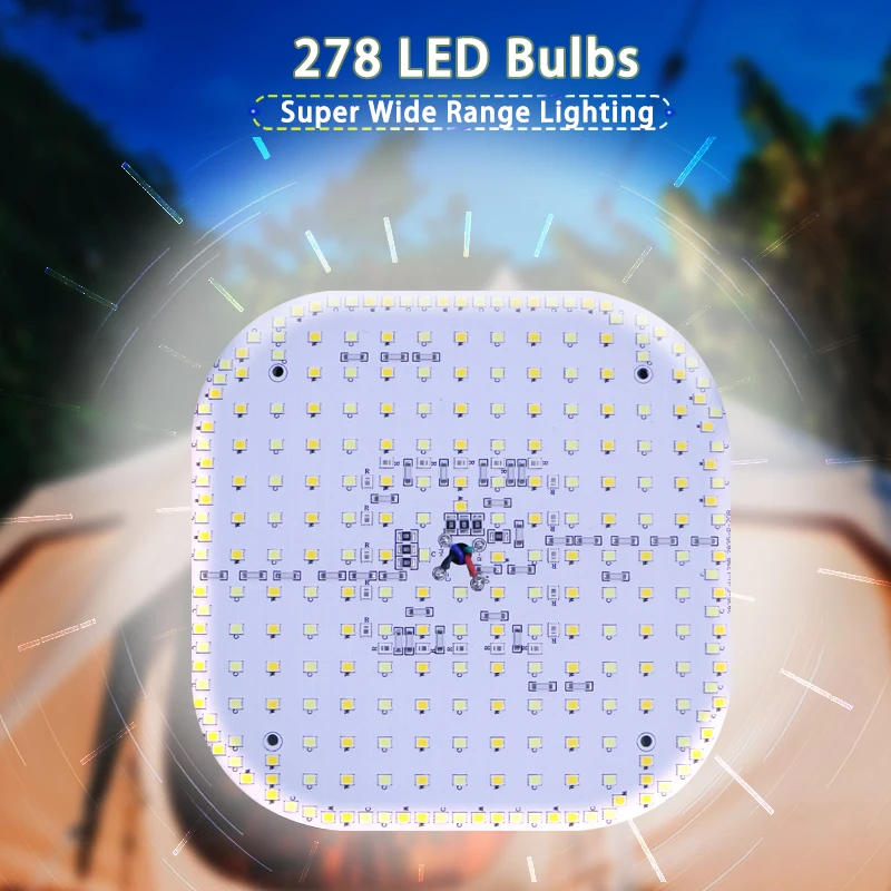 MOSLIGHTING Carga solar Camping Super Light con imán Ajuste el brillo de la luz a voluntad Antorcha portátil de emergencia Luz de tienda