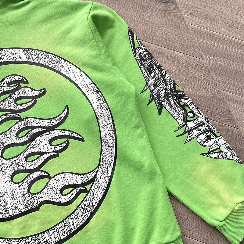 HS Cotton Hoodie With Zipper Wash