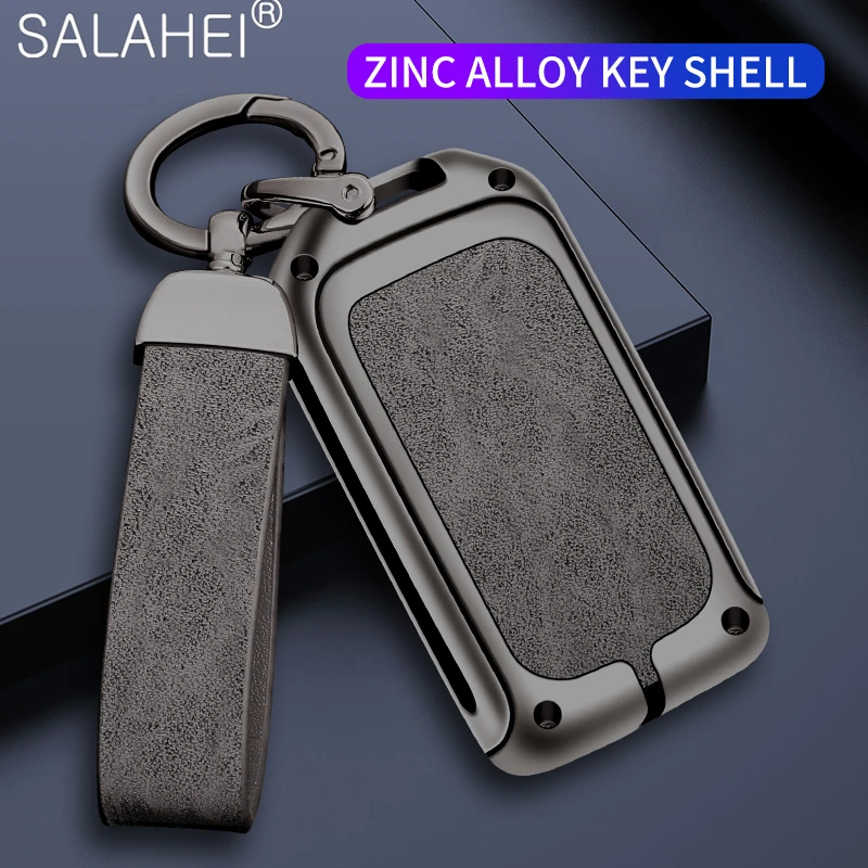 

Zinc Alloy Car Key Case Cover Bag Smart Remote For Honda Civic Accord Vezel Fit CRV HRV CRZ Polit Jazz Jade Keychain Accessories