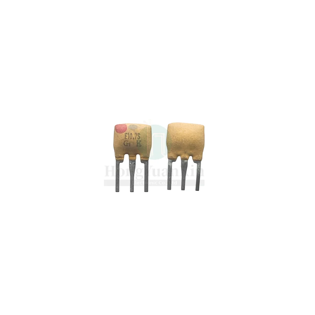 10PCS/ 10.7M Murata ceramic filter SFE10.7MS2 10.7S 10.7MHZ straight plug 3 feet bandwidth 230K