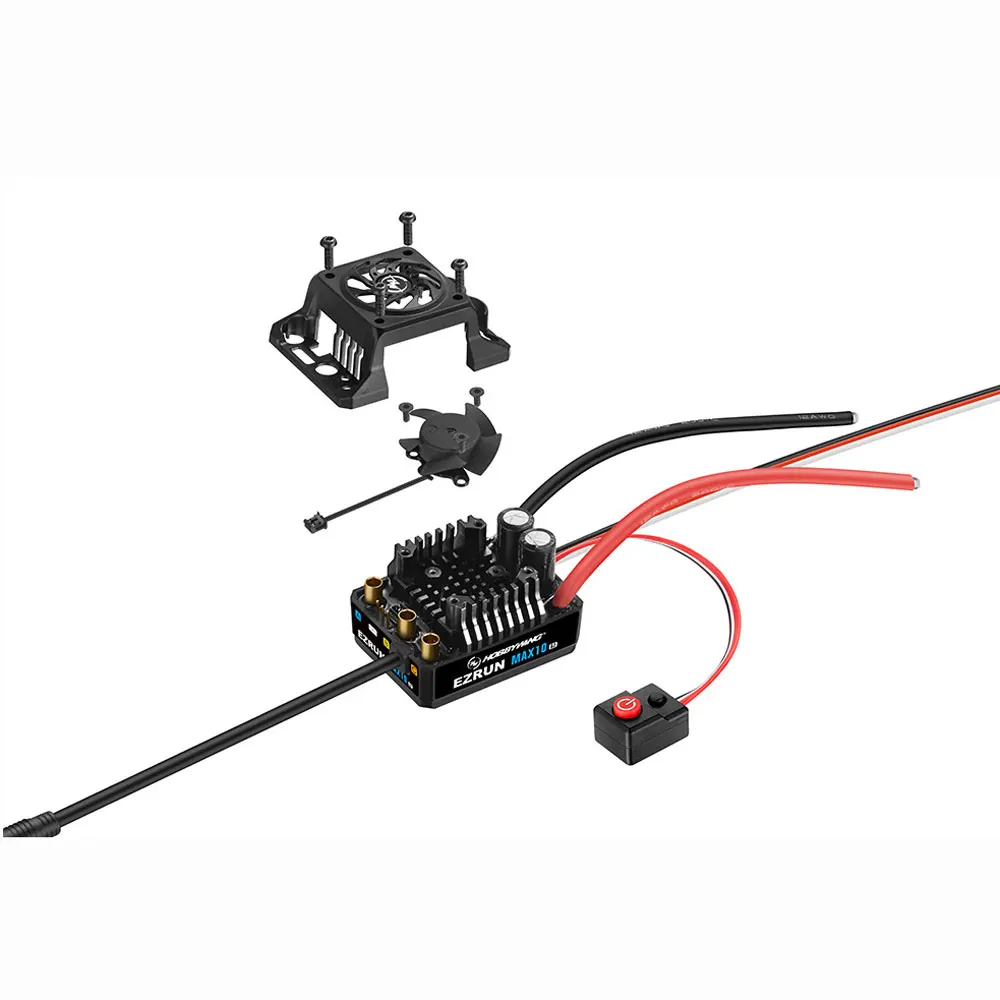 محرك HOBBYWING EZRUN 3652 3665 G3 مع MAX10 G2 140A/80A 2-3S ESC مجموعة كومبو مستشعرة مقاومة للماء بدون فرش لشاحنة سيارة RC 1/10