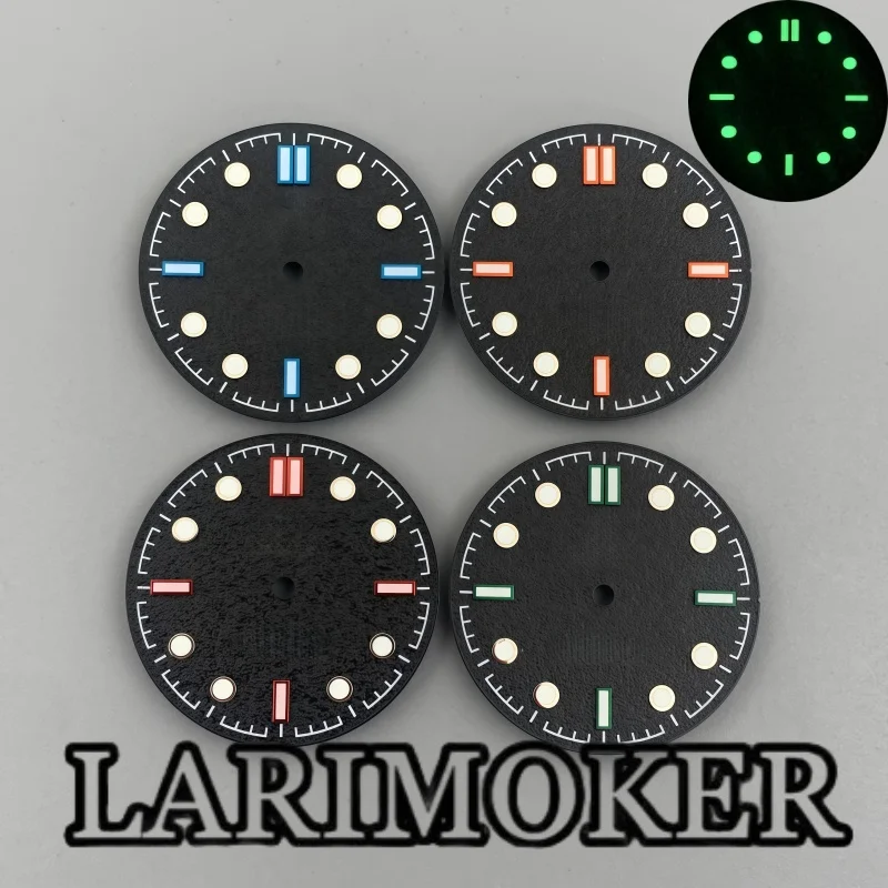

LARIMOKER 31mm Green Luminous Dial for NH34 NH35 NH36 NH38 NH70 NH71 NH72 PT5000 ETA2824 Movements Watch Accessories