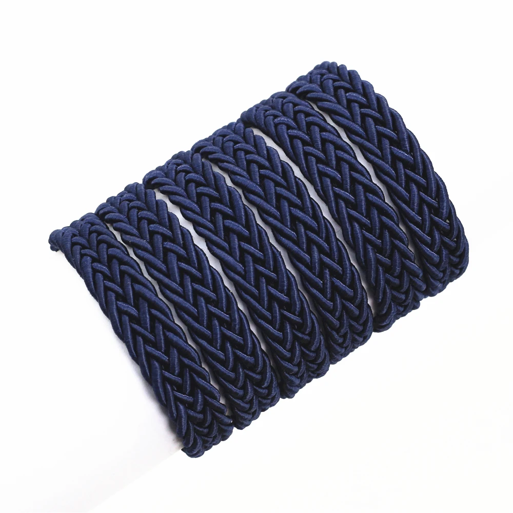 WESTBULL Wholesale 10 PCS/Lot Multilayer Wide Brown Blue Rope Woven Bracelets Men Bangles Women Homme Student Gift Jewelry