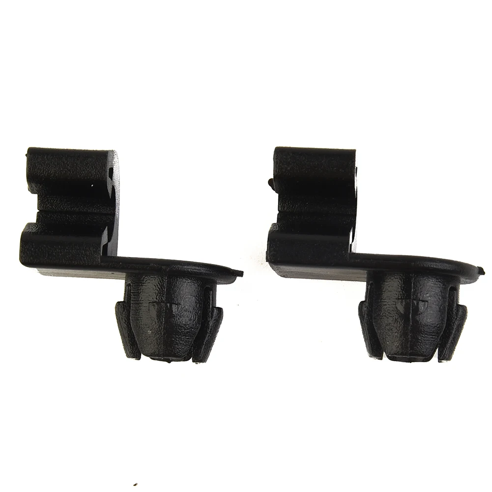 2pcs Hood Bonnet Stay Rod Clip For Berlingo C3 C4 2008 301 208 308 Partner Black ABS Plastic Auto Fastener Clip Replacements