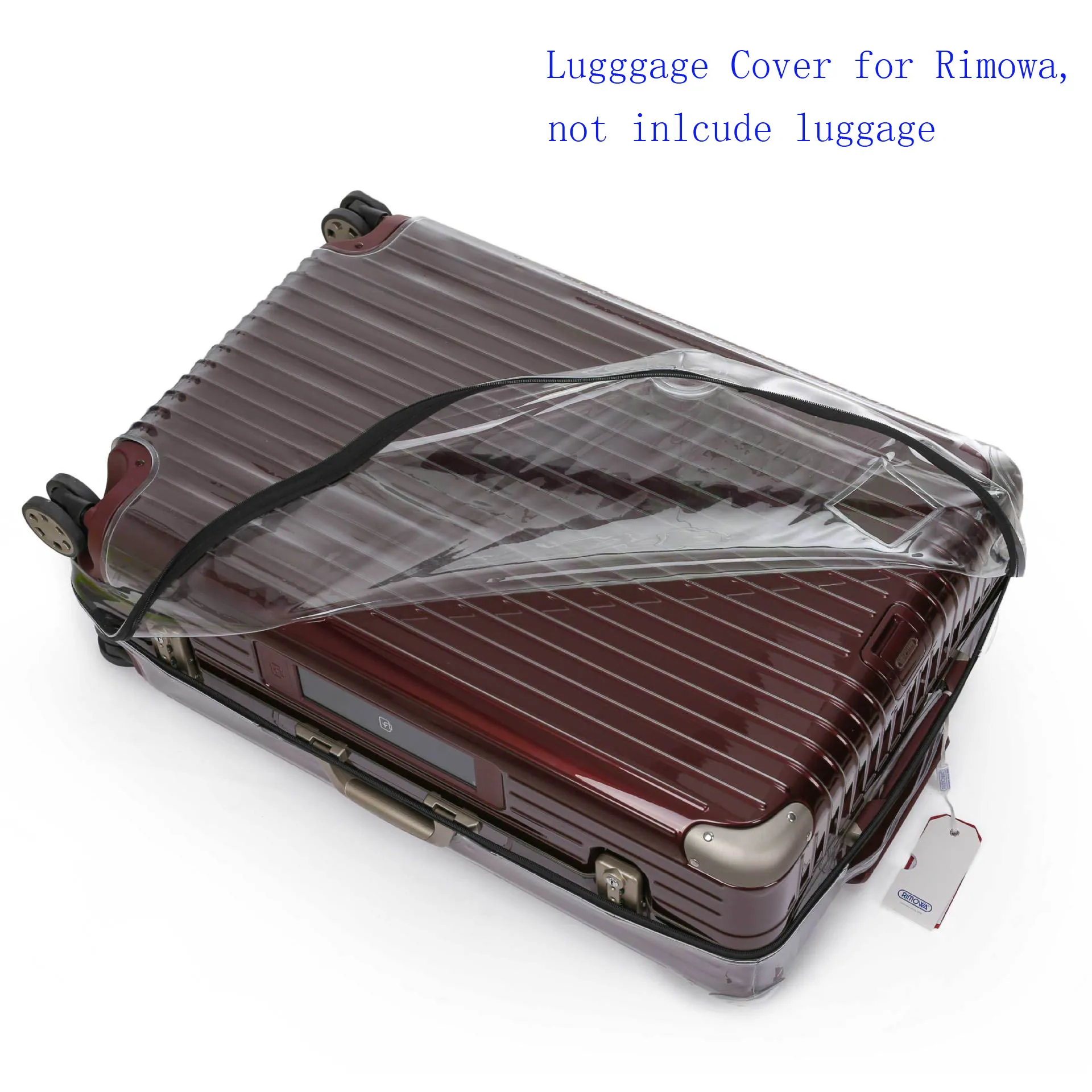 Luggage Cover For Rimowa Suitcase Dustproof Protector Case with Zipper Customized PVC Clear Protecter Covers No Include Suitcase