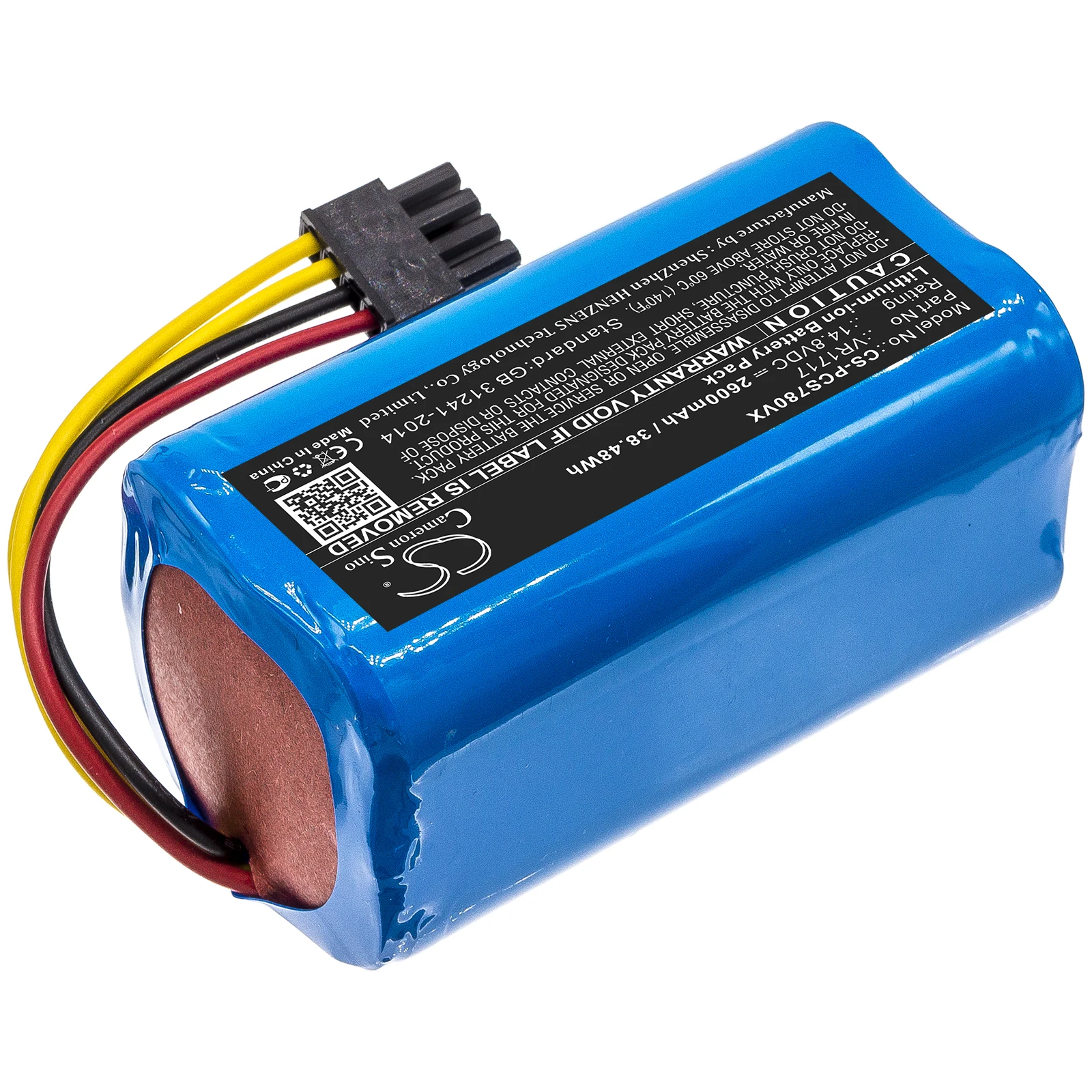 Replacement Battery for Proscenic Cocoa Smart 790T,Cocoa Smart 780T,Summer P3,Summer P2s,Summer P1 PN:VR1717 2600mAh / 38.48Wh