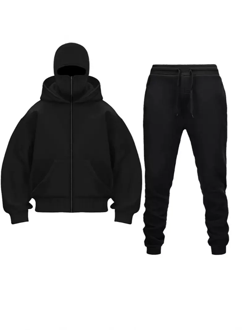 

Men's Fleece Lined Cardigan Jacket Double Zipper Hoodie Casual Comfortable Thin Sweatshirt for Daily Wear Autumn Winter Printed