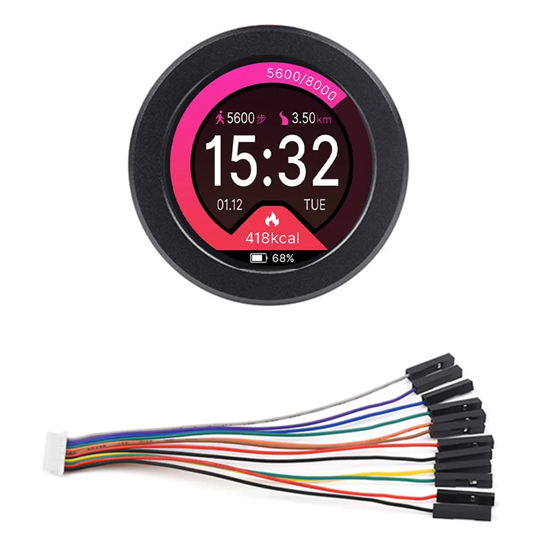 A40Z-RP2040 Microcontroller Development Board Voor Raspberry Pi 240X240 65K Kleur 1.28 Inch LCD Touchscreen