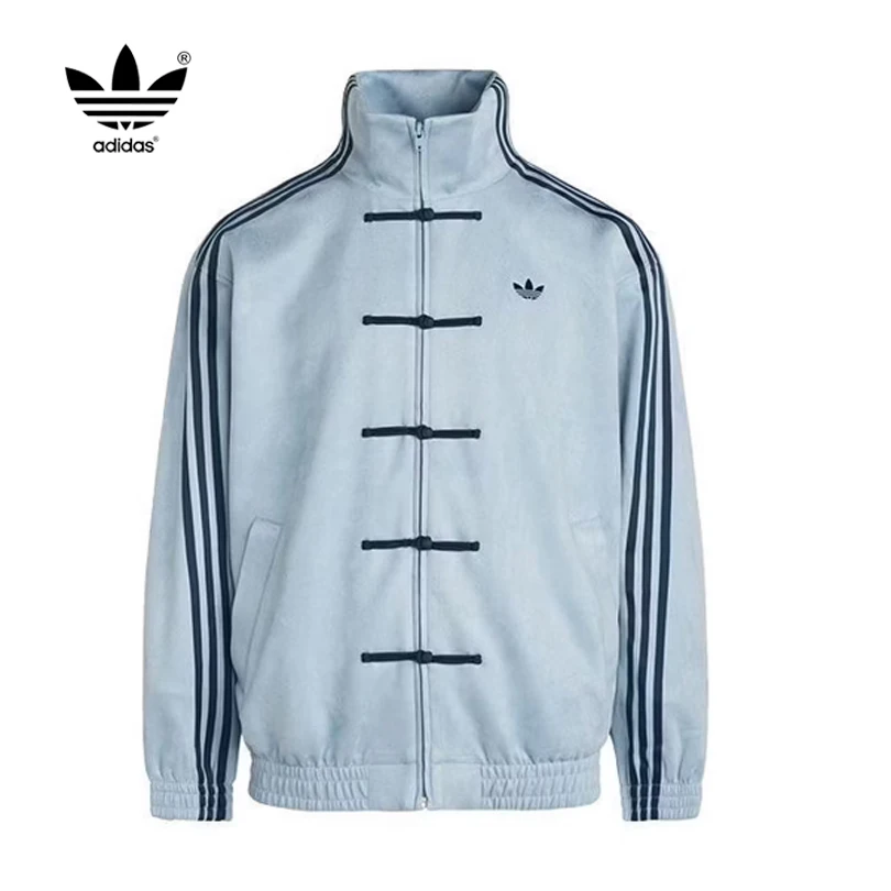 

Куртка adidas Originals CTT FW25 3.1 SOFT в новом китайском стиле с полосками и длинными рукавами KT3846