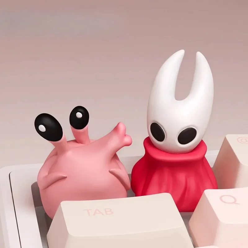 Hollow Knight Silksong Game Anime Keycaps Resin Material Cool Creative Handmade Three-dimensional Keycap for Mechanical Keyboard - Image 2