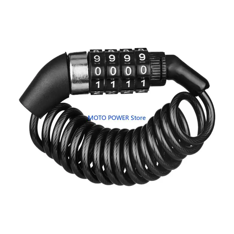 

G7ND Helmets Lock easy carry Security Code Lock Easy Installation Anti Theft Lock Easy to Use for Motorcycle Bike Backpack