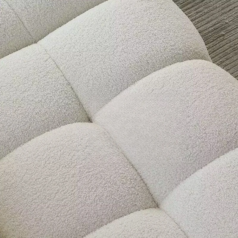 أريكة غرفة المعيشة الإقامة المنزلية فيلا الحد الأدنى الحديثة صالة الأريكة الشمال الأثاث الجلدي الاصطناعي O أريكة MHSF #5