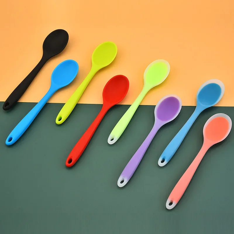 Cuillère à Riz Antiarina en Silicone, 8 Couleurs, Degré de Chaleur, Facile à Nettoyer, Ustensile de Cuisine