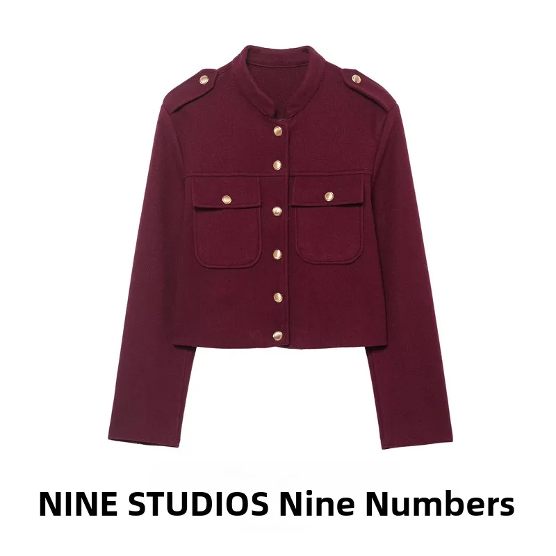 

Повседневная длинная све с воротником-стойкой, женская верхняя одежда на пуговицах, европейская осенняя модная женская верхняя одежда