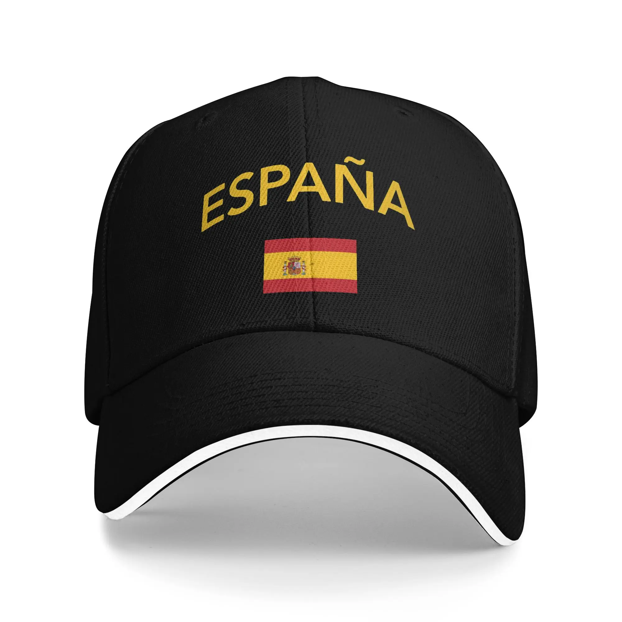 Spain Language Espana Flag Camping Baseball Caps Women  High-end Female Beach Golf Hat Hip Hop Trucker Cap