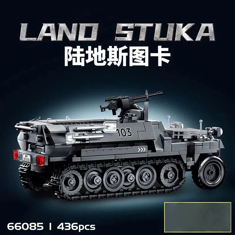 Modelo de Montagem Land Stuka 66085 - Brinquedo de Montagem para Desenvolvimento da Inteligência